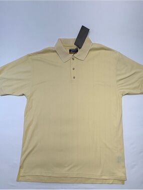 Arrow Men's Light Yellow Knit Polo
